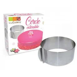 Cercle À Patisserie*SCRAPCOOKING Cercle à Pâtisserie Extensible Inox