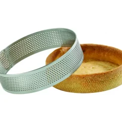 Cercle À Patisserie*MALLARD FERRIERE Cercle à Tarte Inox Perforé Ø22 cm H.2 cm