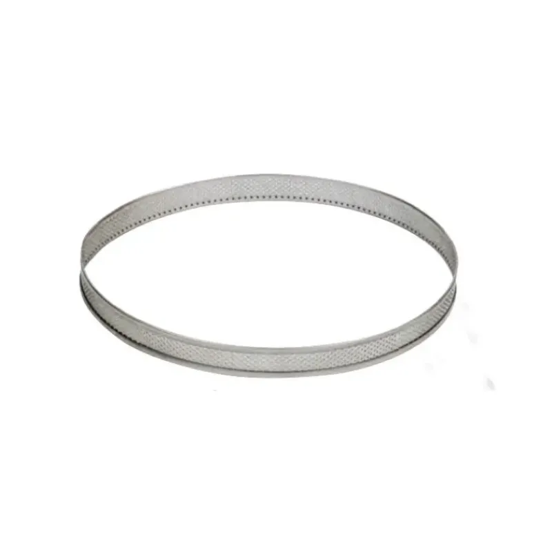 Cercle À Patisserie*MALLARD FERRIERE Cercle à Tarte Inox Perforé Ø10 cm H.2 cm