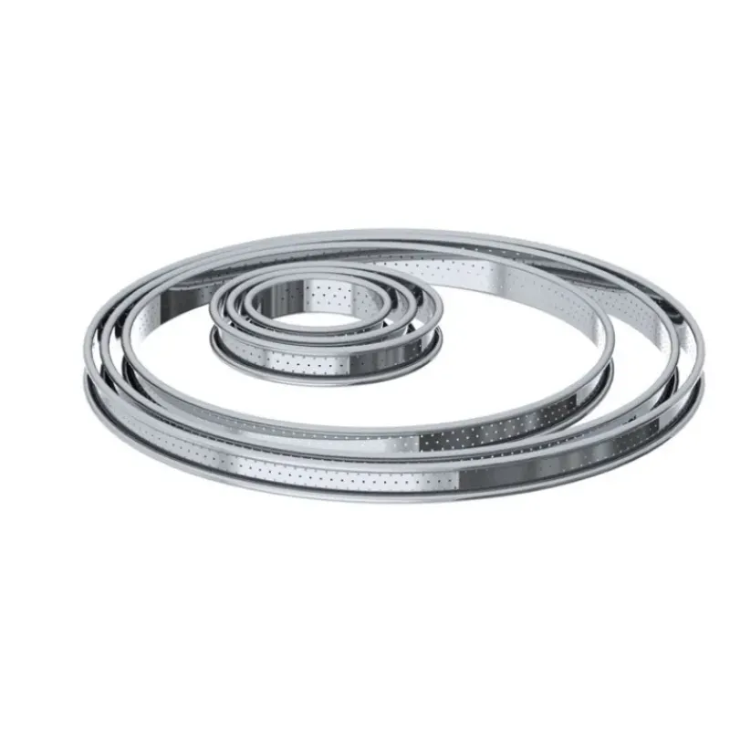 Cercle À Patisserie*DE BUYER Cercle à Tarte perforé Ø 10 cm en Inox par
