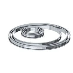 Cercle À Patisserie*DE BUYER Cercle à Tarte perforé Ø 28 cm Inox par