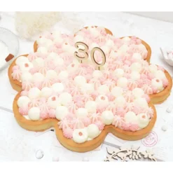 Cercle À Patisserie*SCRAPCOOKING Cercle à Tarte Perforé Marguerite Ø 30 cm Inox