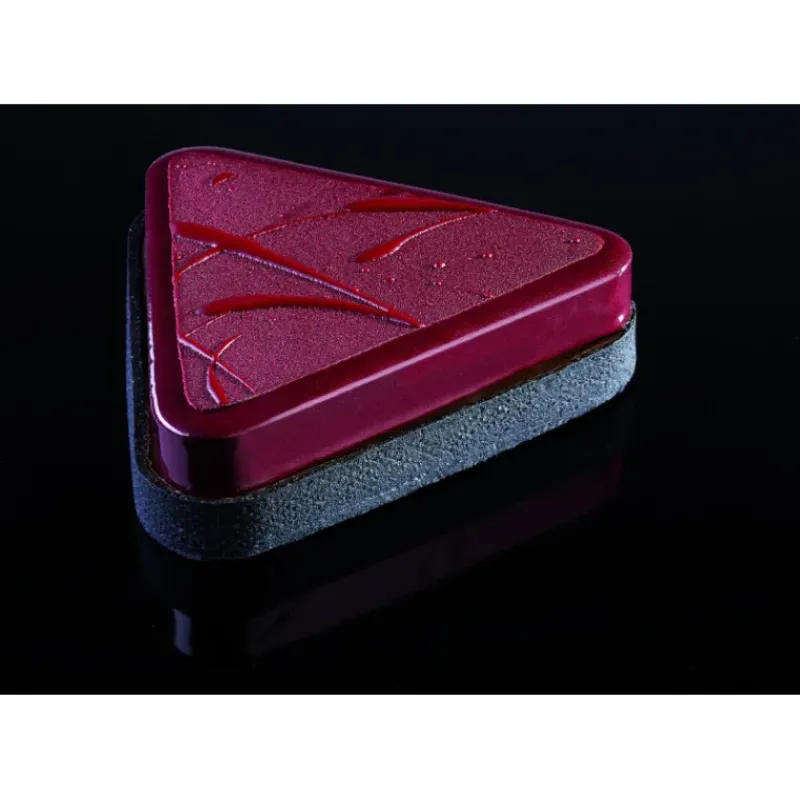 Cercle À Patisserie*PAVONI Cercle à Tarte Triangle Inox Micro-perforé 22 x 20 cm x H 2 cm