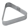 Cercle À Patisserie*PAVONI Cercle à Tarte Triangle Inox Micro-perforé 8,5 x 7,5 cm x H 2 cm