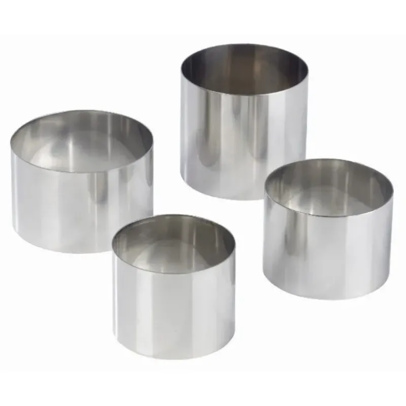 Cercle À Patisserie*MALLARD FERRIERE Cercle Individuel Inox 5 cm x H 3 cm Mallard