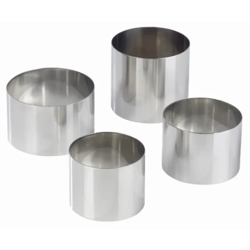 Cercle À Patisserie*MALLARD FERRIERE Cercle Individuel Inox 5 cm x H 4 cm Mallard