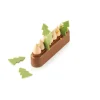 Emporte Pièce - Découpoir Pâtisserie|Moule Silicone*SILIKOMART Chablon Silicone Sapin 3,5 x 2,5 x H 0,2 cm (x36)