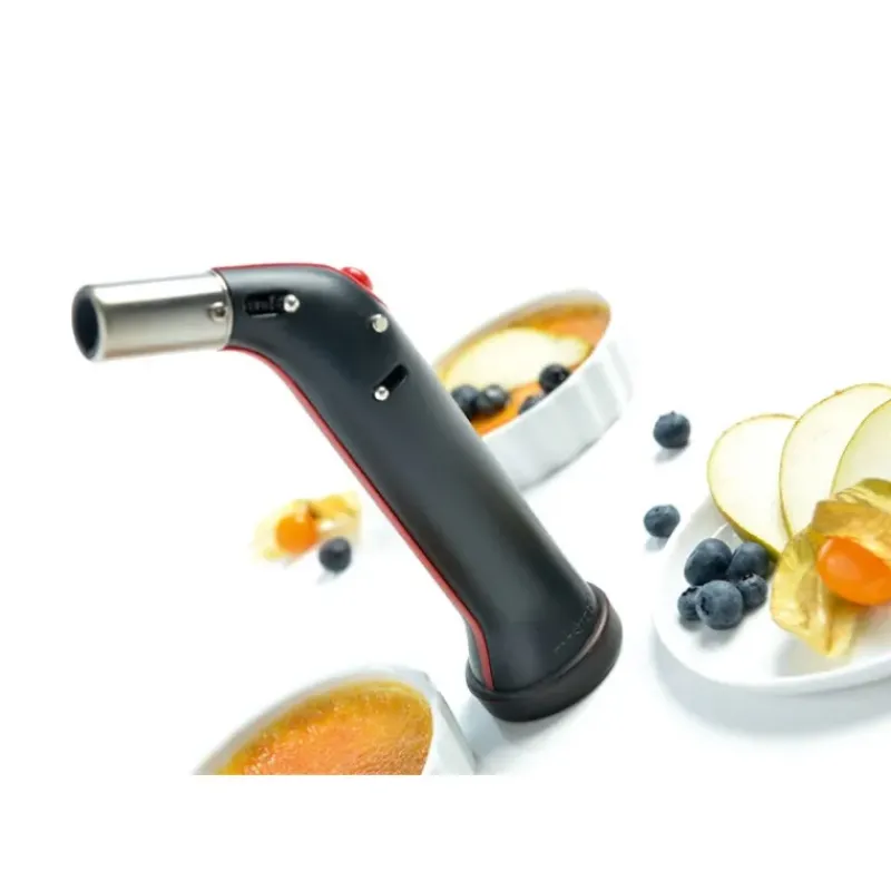 Chalumeau De Cuisine*MASTRAD Chalumeau à Gaz rechargeable 22 ml Noir mat