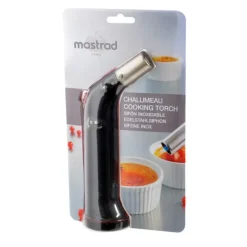 Chalumeau De Cuisine*MASTRAD Chalumeau à Gaz rechargeable 22 ml Noir mat