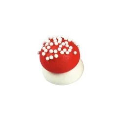 Décoration Comestible*FLORENSUC Champignon en Sucre Rouge 20 x 15 mm (x96)