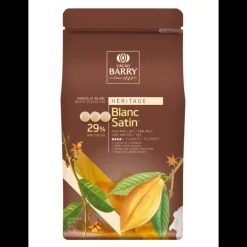 Chocolat De Couverture*BARRY Chocolat Blanc Satin 29,2% pistoles 5 kg
