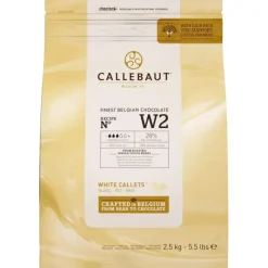 Chocolat De Couverture*CALLEBAUT Chocolat Blanc W2 28% pistoles 2,5 kg
