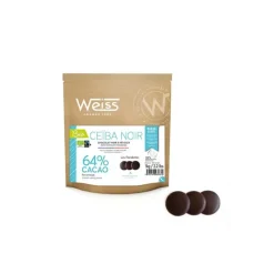 Produits Bio|Chocolat De Couverture*WEISS Chocolat Noir Bio 64% Ceïba 1 kg