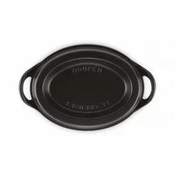 Cocotte En Fonte*LE CREUSET Cocotte Doufeu Ovale en Fonte 32 cm Noir Mat