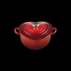 Cocotte En Fonte*LE CREUSET Cocotte en Fonte Cœur 20 cm Cerise