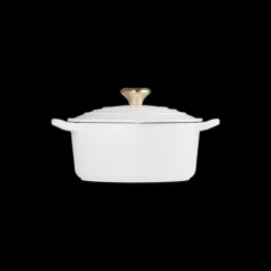 Cocotte En Fonte*LE CREUSET Cocotte en Fonte Cœur 20 cm Blanc