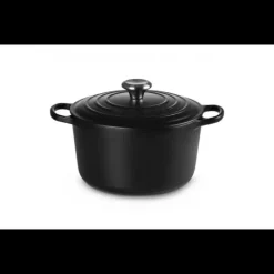 Cocotte En Fonte*LE CREUSET Cocotte en Fonte Haute 26 cm Noir Ebène