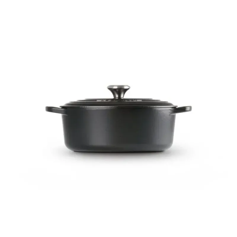 Cocotte En Fonte*LE CREUSET Cocotte en fonte Ovale 29 cm Noir mat Signature