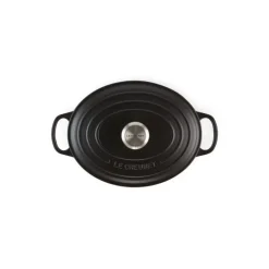 Cocotte En Fonte*LE CREUSET Cocotte en fonte Ovale 29 cm Noir mat Signature
