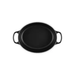 Cocotte En Fonte*LE CREUSET Cocotte en fonte Ovale 29 cm Noir mat Signature