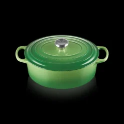 Cocotte En Fonte*LE CREUSET Cocotte en Fonte Ovale 29 cm Bamboo Signature