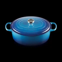 Cocotte En Fonte*LE CREUSET Cocotte en Fonte Ovale 33 cm Azur Signature