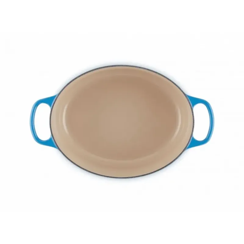 Cocotte En Fonte*LE CREUSET Cocotte en fonte Ovale 31 cm Azur Signature