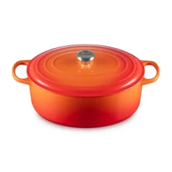 Cocotte En Fonte*LE CREUSET Cocotte en fonte Ovale 35 cm Volcanique Signature