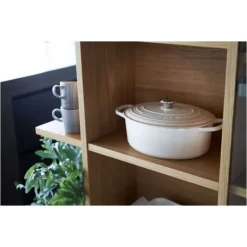 Cocotte En Fonte*LE CREUSET Cocotte en fonte Ovale 29 cm Meringue Signature