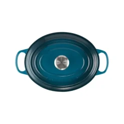 Cocotte En Fonte*LE CREUSET Cocotte en fonte Ovale 31 cm Deep Teal Signature