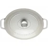 Cocotte En Fonte*CHASSEUR Cocotte en Fonte Ovale 33 cm Macadamia