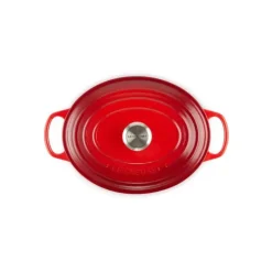 Cocotte En Fonte*LE CREUSET Cocotte en Fonte Ovale 29 cm Cerise Signature
