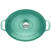 Cocotte En Fonte*CHASSEUR Cocotte en Fonte Ovale 29 cm Quartz