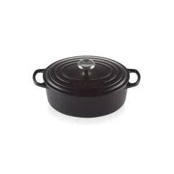 Cocotte En Fonte*LE CREUSET Cocotte en fonte Ovale 35 cm Noir mat Signature