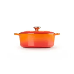 Cocotte En Fonte*LE CREUSET Cocotte en Fonte Ovale 29 cm Volcanique Signature