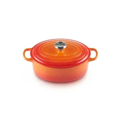 Cocotte En Fonte*LE CREUSET Cocotte en fonte Ovale 40 cm Volcanique Signature
