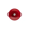 Cocotte En Fonte*CHASSEUR Cocotte en Fonte Ronde 32 cm Rubis