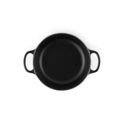 Cocotte En Fonte*LE CREUSET Cocotte en fonte Ronde 28 cm Noir mat Signature