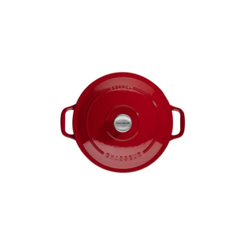 Cocotte En Fonte*CHASSEUR Cocotte en Fonte Ronde 18 cm Rouge