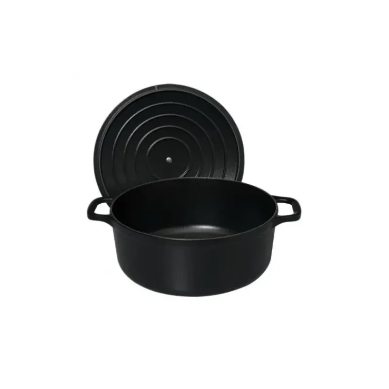 Cocotte En Fonte*CHASSEUR Cocotte en Fonte Ronde 18 cm Noir Mat