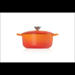 Cocotte En Fonte*LE CREUSET Cocotte en Fonte Ronde 20 cm Volcanique Signature