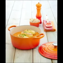 Cocotte En Fonte*LE CREUSET Cocotte en Fonte Ronde 20 cm Volcanique Signature