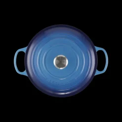 Cocotte En Fonte*LE CREUSET Cocotte en Fonte Ronde 28 cm Signature Azur