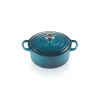 Cocotte En Fonte*LE CREUSET Cocotte en Fonte Ronde 20 cm Deep Teal Signature