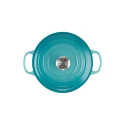 Cocotte En Fonte*LE CREUSET Cocotte en fonte Ronde 24 cm Caraïbes Signature
