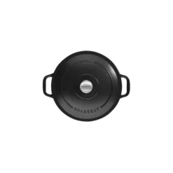 Cocotte En Fonte*CHASSEUR Cocotte en Fonte Ronde 32 cm Noir Mat