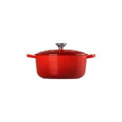 Cocotte En Fonte*LE CREUSET Cocotte en Fonte Ronde 28 cm Cerise Signature