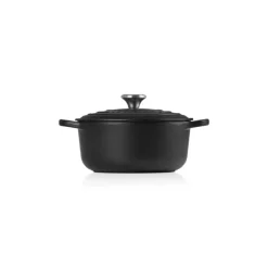 Cocotte En Fonte*LE CREUSET Cocotte en Fonte Ronde 22 cm Noir mat Signature