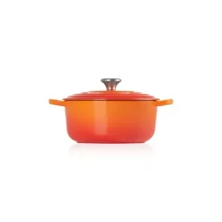 Cocotte En Fonte*LE CREUSET Cocotte en Fonte Ronde 22 cm Volcanique Signature