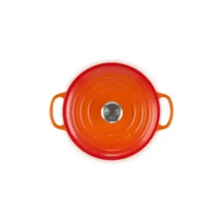 Cocotte En Fonte*LE CREUSET Cocotte en Fonte Ronde 22 cm Volcanique Signature